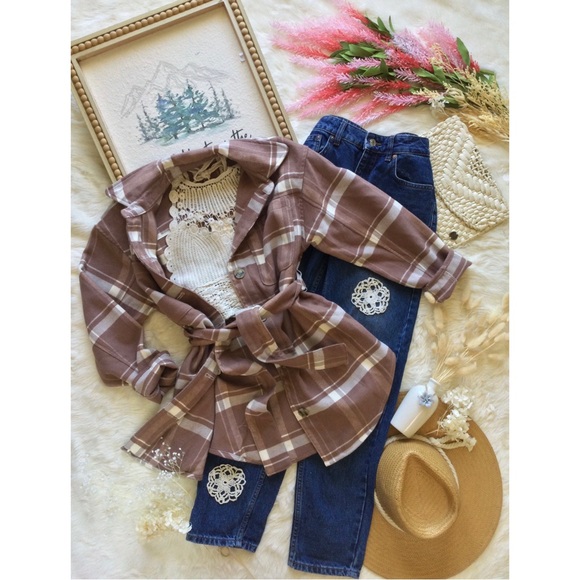 NWT A New Day Rose Quartz Plaid Jacket - Picture 8 of 11